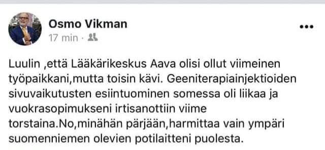 Törkeästi toimittu Lääkärikeskus Aavalta!! @AavaLk