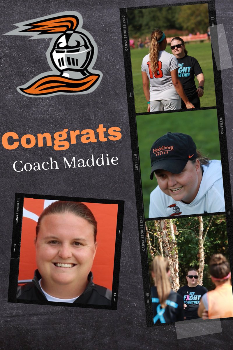 ANNOUNCEMENT: look who got her interim tag removed 👀 Congrats to Coach Maddie on her official position! Glad you’re stuck with us for awhile! 🧡