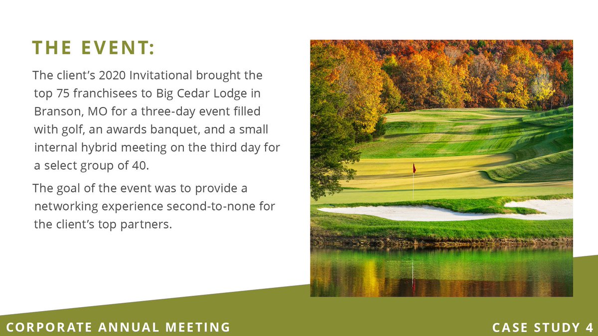 planitincevents's tweet photo. Check out our lastest case study, which highlights how we applied a customized approach and our meet well. meet safe. initiative at the corporate annual meeting!
#MeetWellMeetSafe #EventCaseStudies #EventProfs #CorporateEvents #BackToBetter https://t.co/97wNIKT9UP