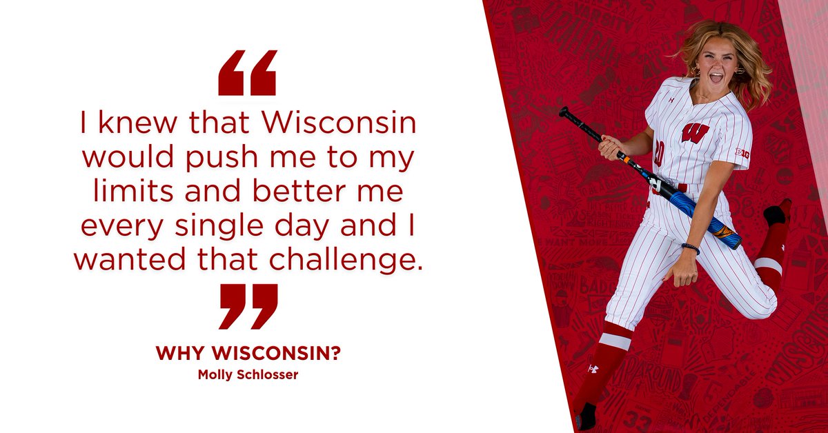Introducing #WhyWisconsinWednesday 🎸
Our first "Why Wisconsin?" comes from freshman outfielder <a href="/SchlosserMolly/">Molly Schlosser</a>!