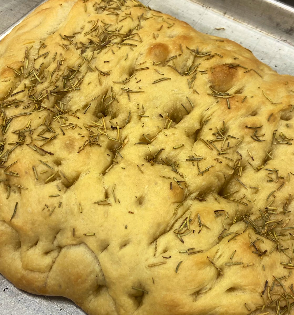 ChefDani76's tweet image. Seeing living organisms in action is always a fun day with the reward of yummy warm focaccia. #culinaryscience @GreeneTechCtr