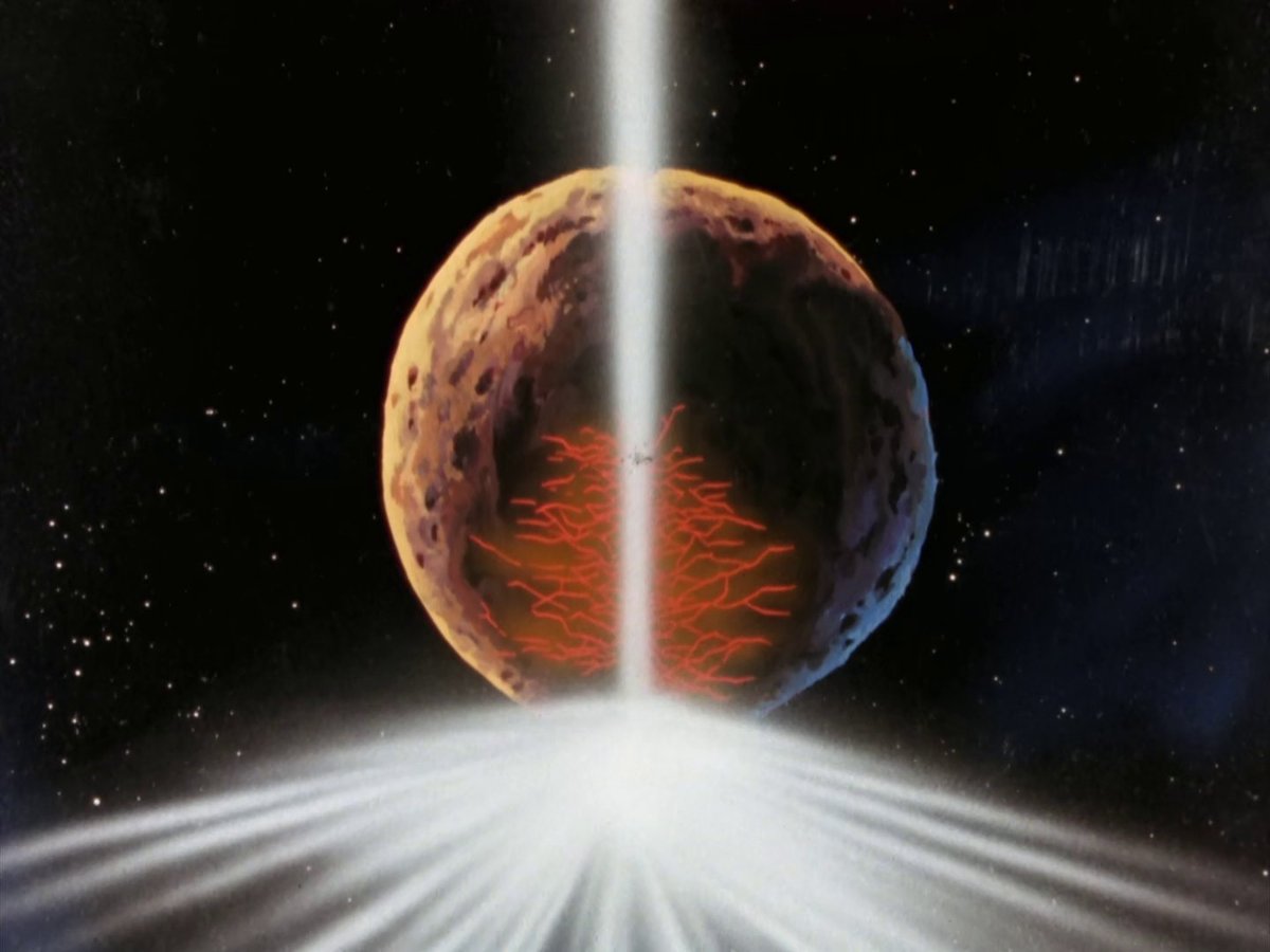 Morolian's tweet photo. Space Runaway Ideon Aesthetic (27/x) #Ideon #PlanetDestructor https://t.co/R8jJqwRmss