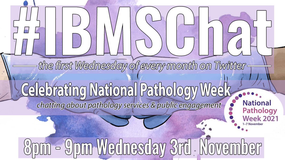 Join us next Wednesday for #IBMSChat, right here on Twitter! We'll be celebrating #PathologyWeek with @CDBeckett &amp; special guest co-host <a href="/robshorten/">Rob Shorten</a> 🎉 🎉 🎉