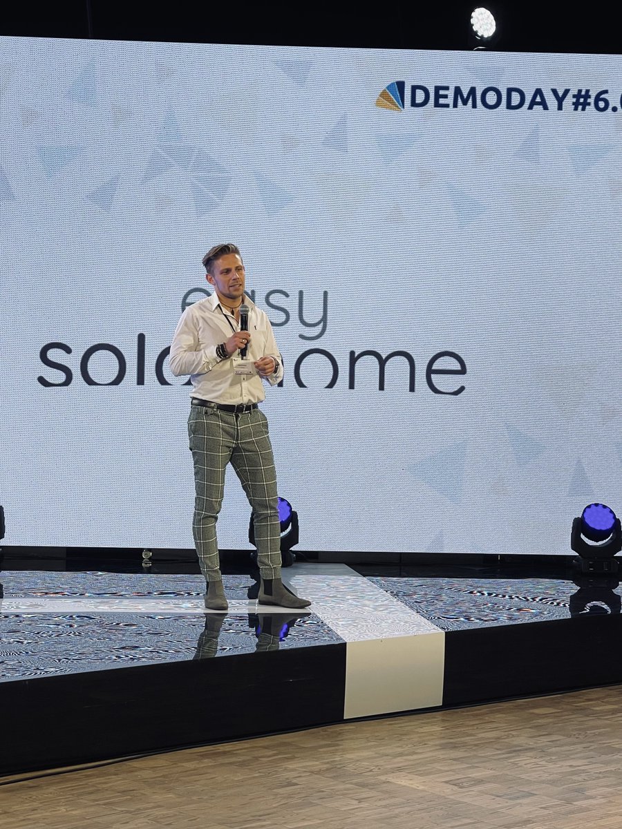 EasySolarPV's tweet photo. Today, during #DemoDay as part of the Platforma Startowa Unicorn Hub, we win the competition for the best IT/ICT industry pitch🥇
We are coming back not only with a victory, but mostly inspired and impressed by the speeches, ideas and energy of our colleagues from the industry🔥 https://t.co/G2VmA0JisC