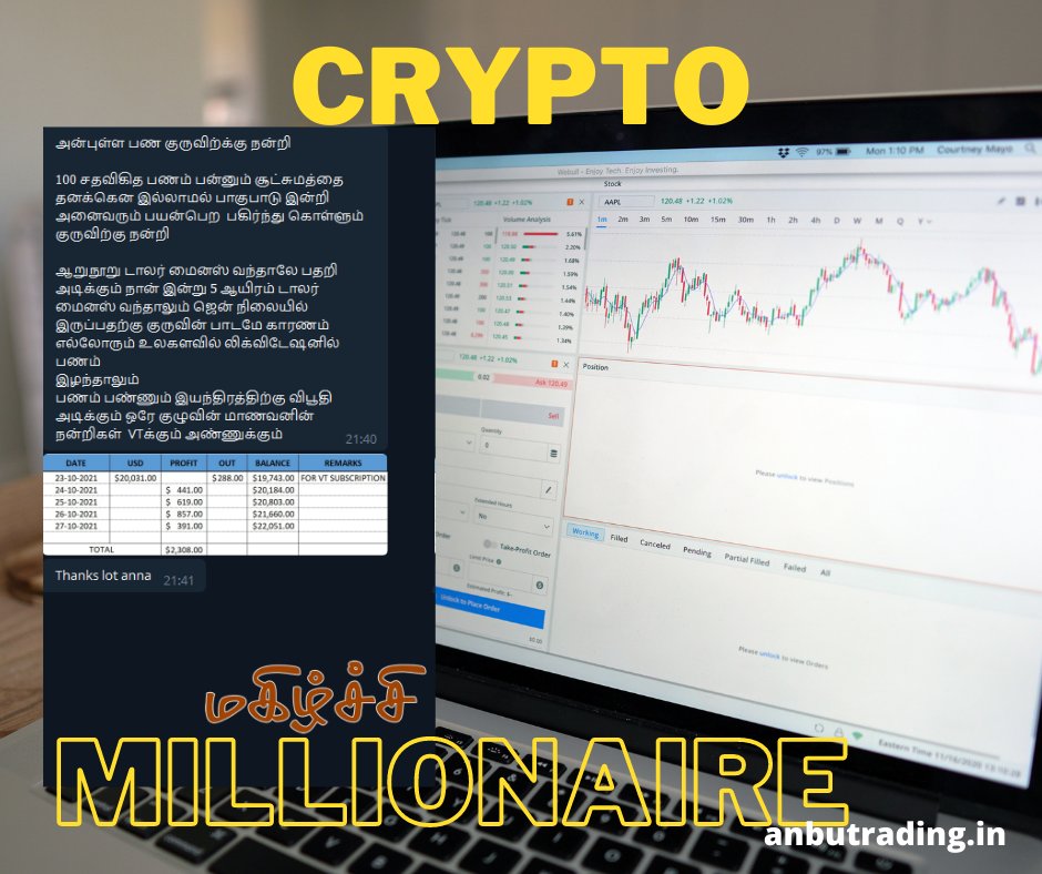 anbu's tweet image. Market makerukey vibuthi adikkum ore group , namma groupdhaan!

t.me/AnbuTrading

 #tradingcandle #visualtrading #anbutrading #cryptomillionaires