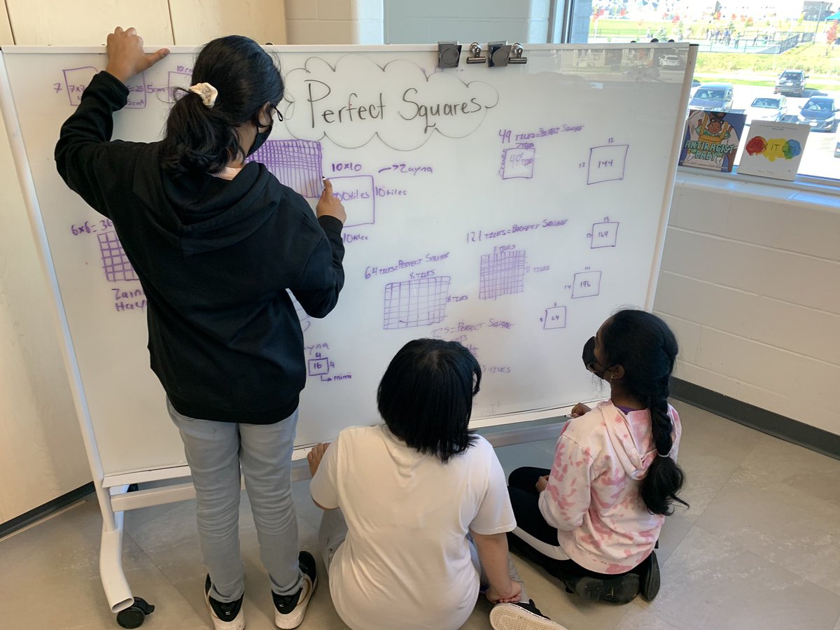 Creating visual representations of perfect squares <a href="/DesmondHDSB/">Viola Desmond Public School</a>