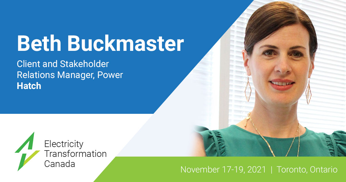 ElectricityTC's tweet photo. News Flash 🗞️ : Speaker Spotlight! Introducing @BethBuckmaster, Client &amp; Stakeholder Relations Manager, Power at Hatch joining us for ‘Advancing diversity, equity and inclusion in our industries.’

View the ETC Program:
https://t.co/rPA5QxNBEv https://t.co/2gnU1Pb6ub