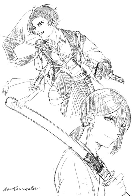 この2人のマンガ書きたい 
