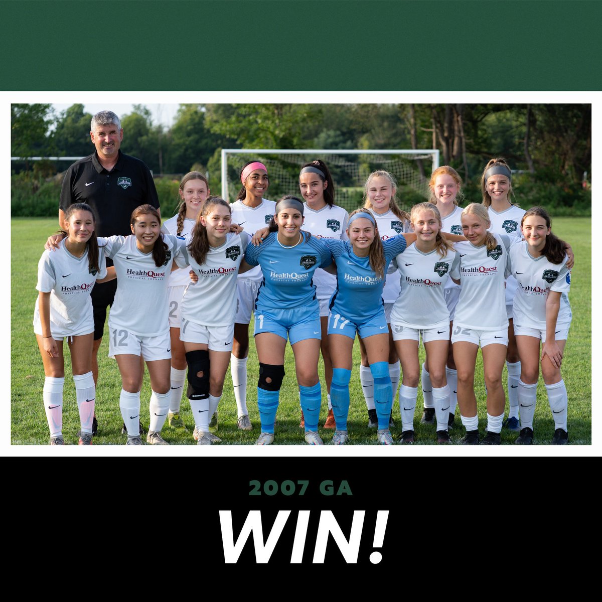 JaguarsAcademy's tweet photo. Our GA teams won all four matches against Salvo this weekend! An impressive display from the girls with 27 goals scored and just two conceded. The 05s, 07, and 08s each posted shutouts! Full Results:

2003/04 - DNP
2005- W
2006 - W
2007 - W
2008 - W
2009 - DNP

#LetsGoJags https://t.co/IEXJ01u9Ce