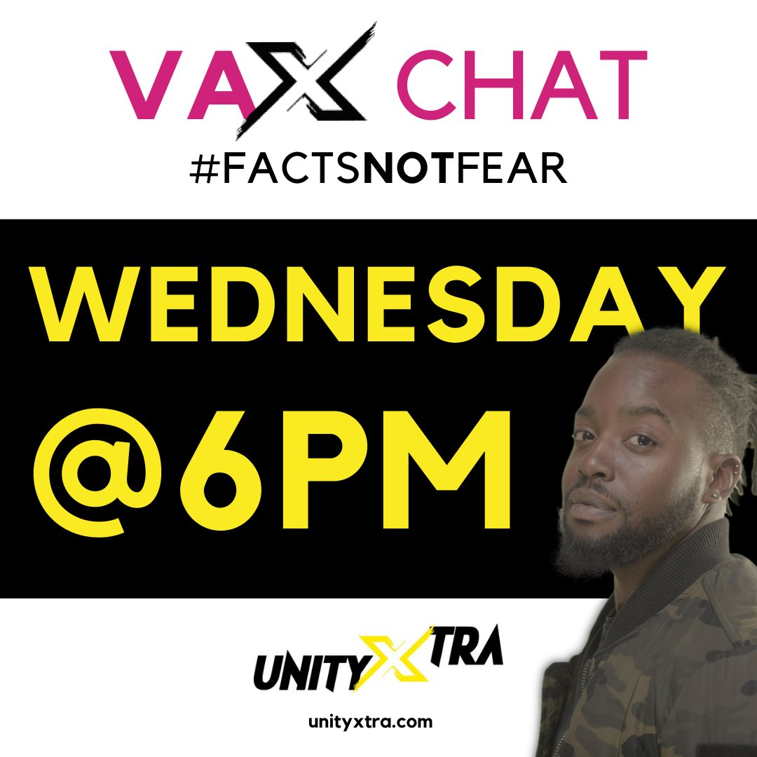UnityXtra's tweet image. VAC CHAT… 29minutes to go! TODAY! 
Get involved! 
#FactsNotFear 

@UnityXtra @haringeyyouth @haringeyyouth @Haringey6thForm