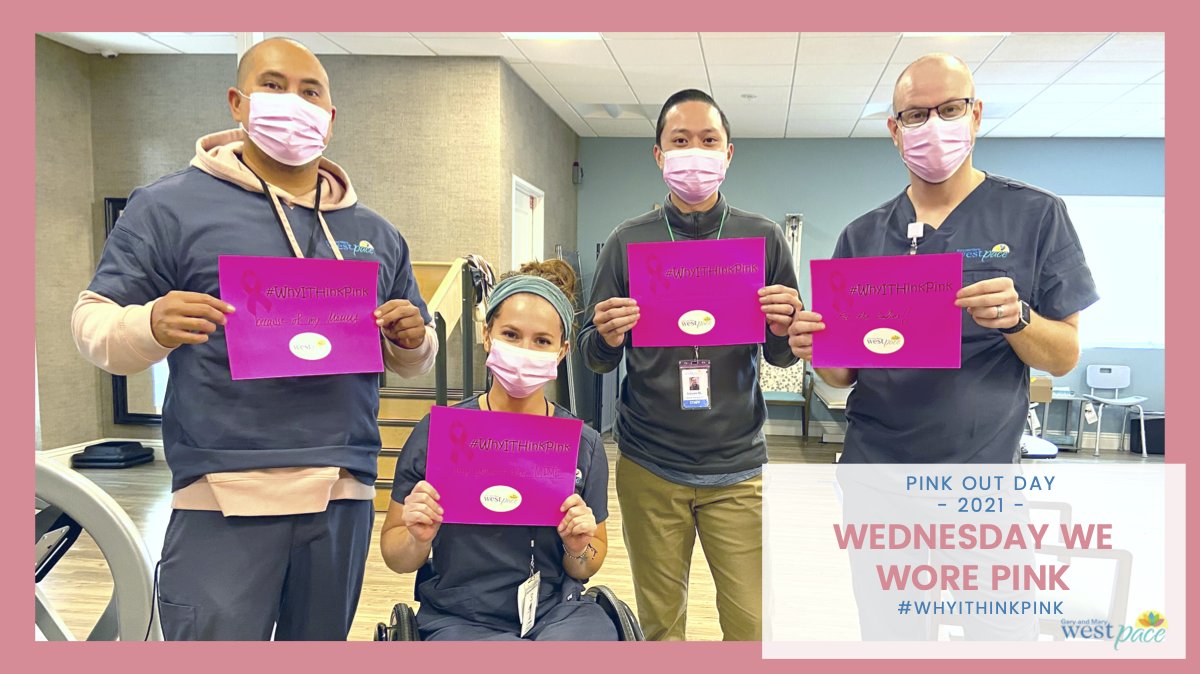 GaryandMaryWes1's tweet photo. What's your pink? Check out our team's support to #WhyIThinkPink
#breastcancerawareness #pinkoutpace #pace #thinkpink #breastcancer #breastcancerprevention #support #westpacepinkout
@WestHealth
@TweetNPA
@CalPACE_org https://t.co/cPij6VxfuX
