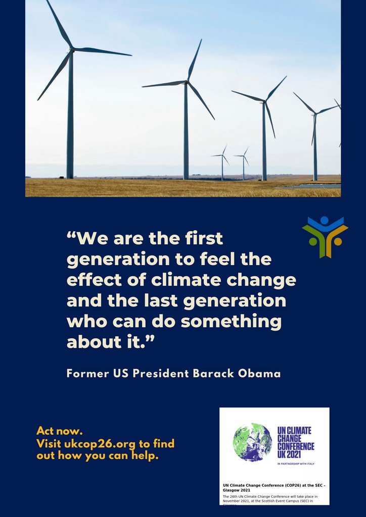 The time for action is now! We can still make a difference. 🌍❤ Future generations are depending on us! 

#betterfuture #earth #COP26 #environmental #OurPlanetChallenge #help