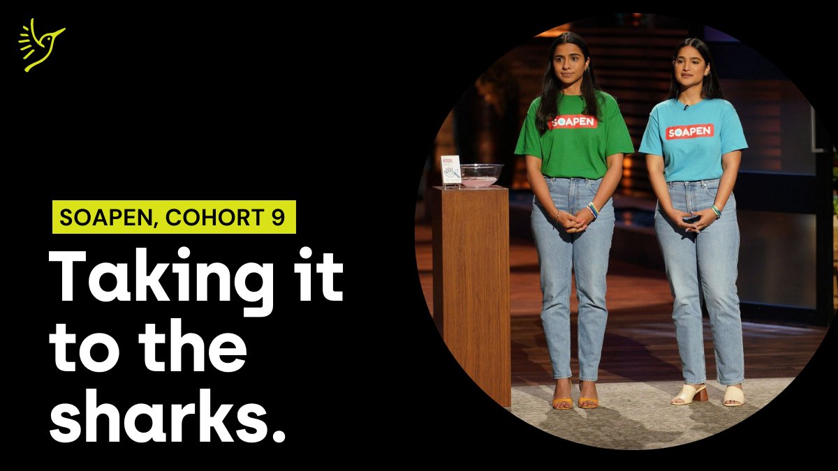 Incubator Cohort 9 venture <a href="/mysoapen/">SOAPEN</a> is wading into shark infested waters to pitch their playful hand hygiene product. Tune in to ABC this Friday at 8pm ET to see if they make a deal! More on SoaPen here: halcyonhouse.org/venture/soapen/
