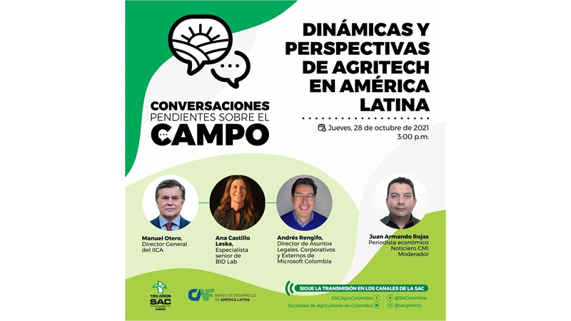 IICA Colombia (@iicacolombia) on Twitter photo Los esperamos
🗓️Jueves 28 de octubre
🕒3pm. (15:00horas)
<a href="/SAColombia/">Sociedad de Agricultores de Colombia</a> en Twitter
<a href="/SACGremio/">Sac Gremio</a> en Instagram
SacAgroColomia en Facebook
Sociedad de Agricultores de Colombia-SAC en YouTube Los esperamos
🗓️Jueves 28 de octubre
🕒3pm. (15:00horas)
<a href="/SAColombia/">Sociedad de Agricultores de Colombia</a> en Twitter
<a href="/SACGremio/">Sac Gremio</a> en Instagram
SacAgroColomia en Facebook
Sociedad de Agricultores de Colombia-SAC en YouTube