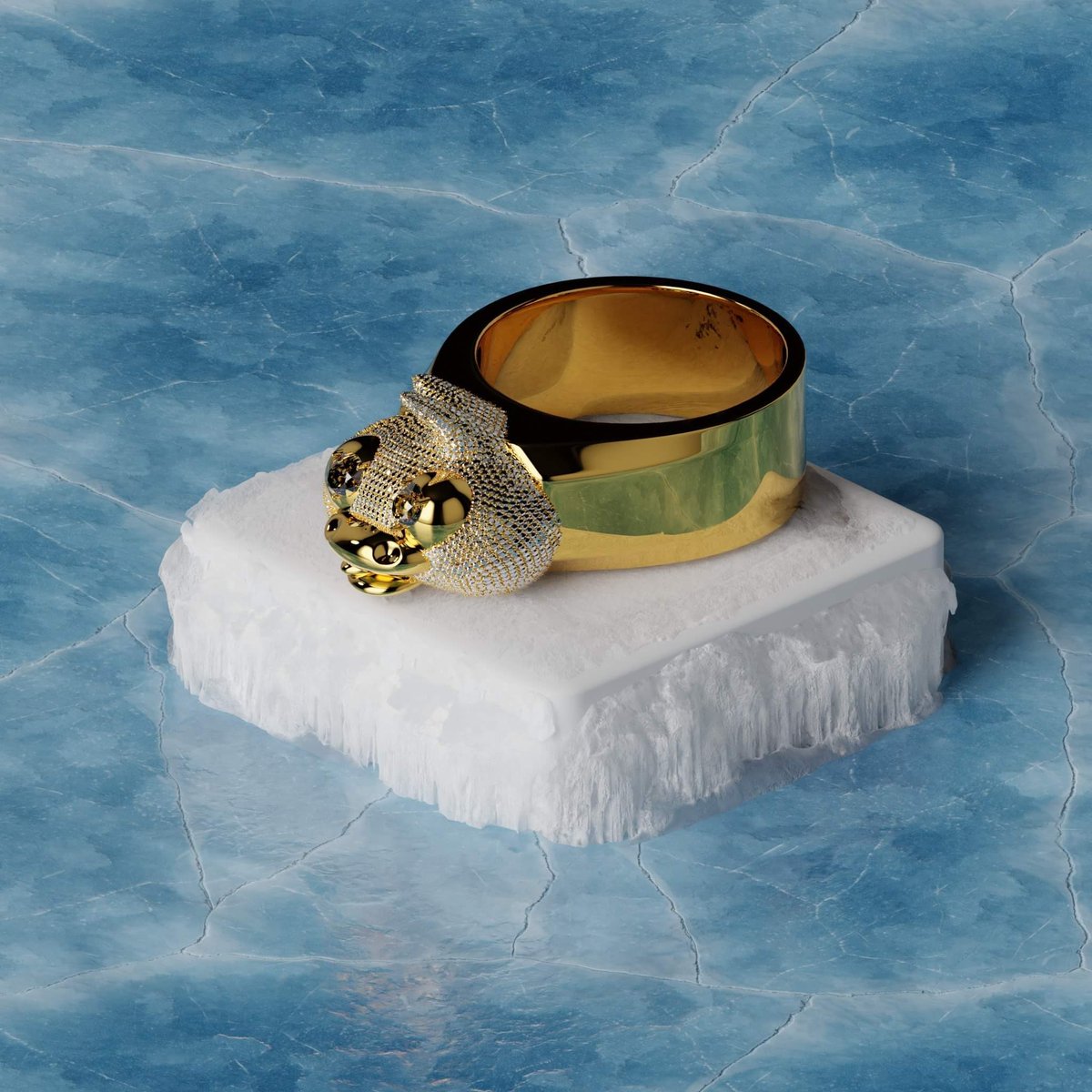 CubeDrop21's tweet photo. https://t.co/VzKfK5gI7H

The Snow League Whale Ring !!!! 

Upon Sell Out Of The 10K Percy &amp; Poppy’s We Will Pick Top 3 Holders To Get Rings Made In Real Life Any One Holding Minimum 25 Penguins Will Receive It As An NFT 

Created By @Arrasaki 

#NFT #NFTs #nftcollector #NFTdrop https://t.co/ls6uLZ6wl3