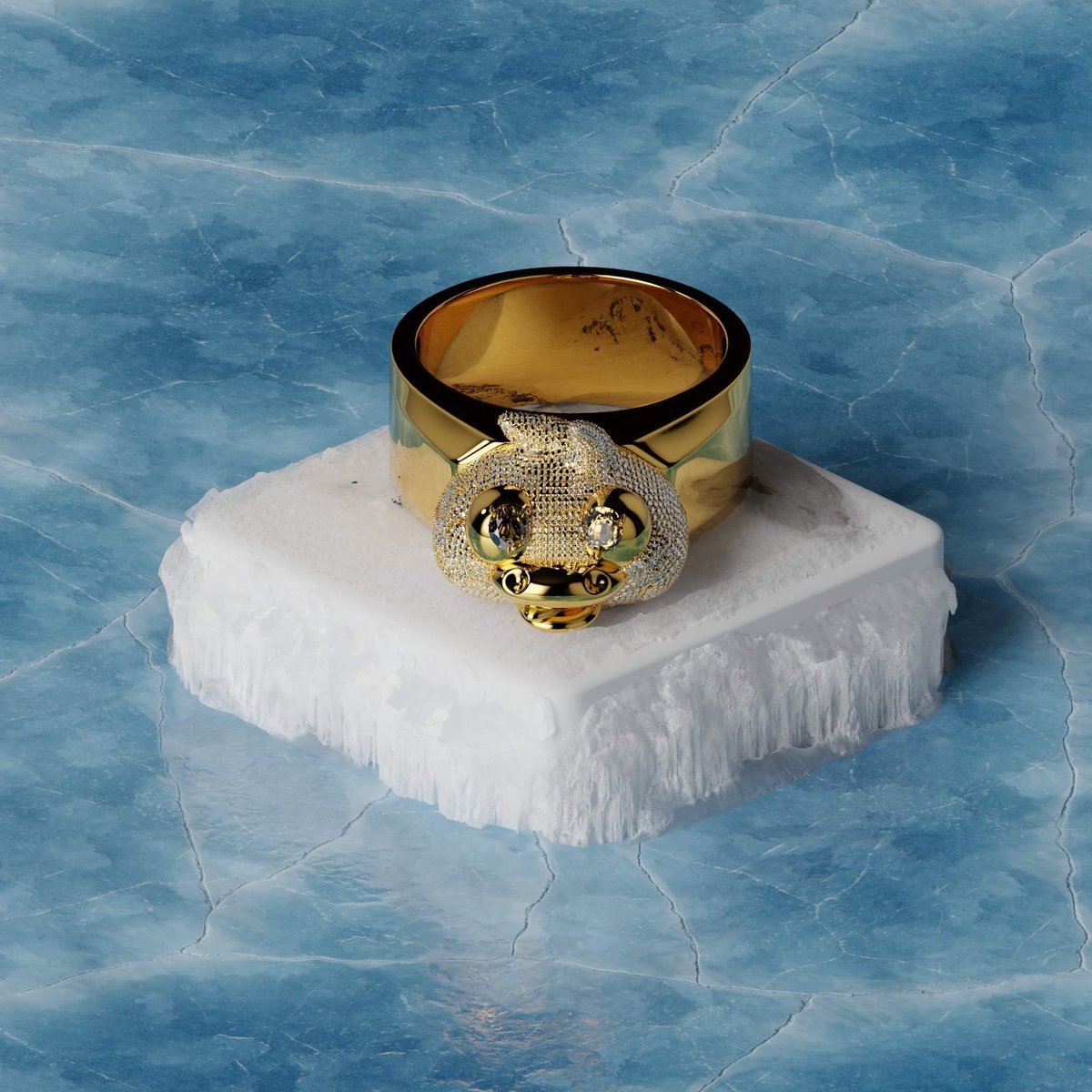 CubeDrop21's tweet photo. https://t.co/VzKfK5gI7H

The Snow League Whale Ring !!!! 

Upon Sell Out Of The 10K Percy &amp; Poppy’s We Will Pick Top 3 Holders To Get Rings Made In Real Life Any One Holding Minimum 25 Penguins Will Receive It As An NFT 

Created By @Arrasaki 

#NFT #NFTs #nftcollector #NFTdrop https://t.co/ls6uLZ6wl3