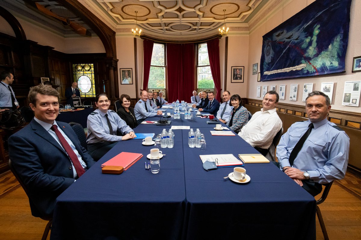 ChiefofAirStaff's tweet photo. Today's Air Force Board meeting was held in Edinburgh at the HQ of @603Sqn RAuxAF.
Our @RoyalAirForce bases and reserve units in Scotland are as critical to the defence of the UK, Europe and NATO as they have ever been. @RAFinScotland @DefenceHQ https://t.co/VzyCzvWruu