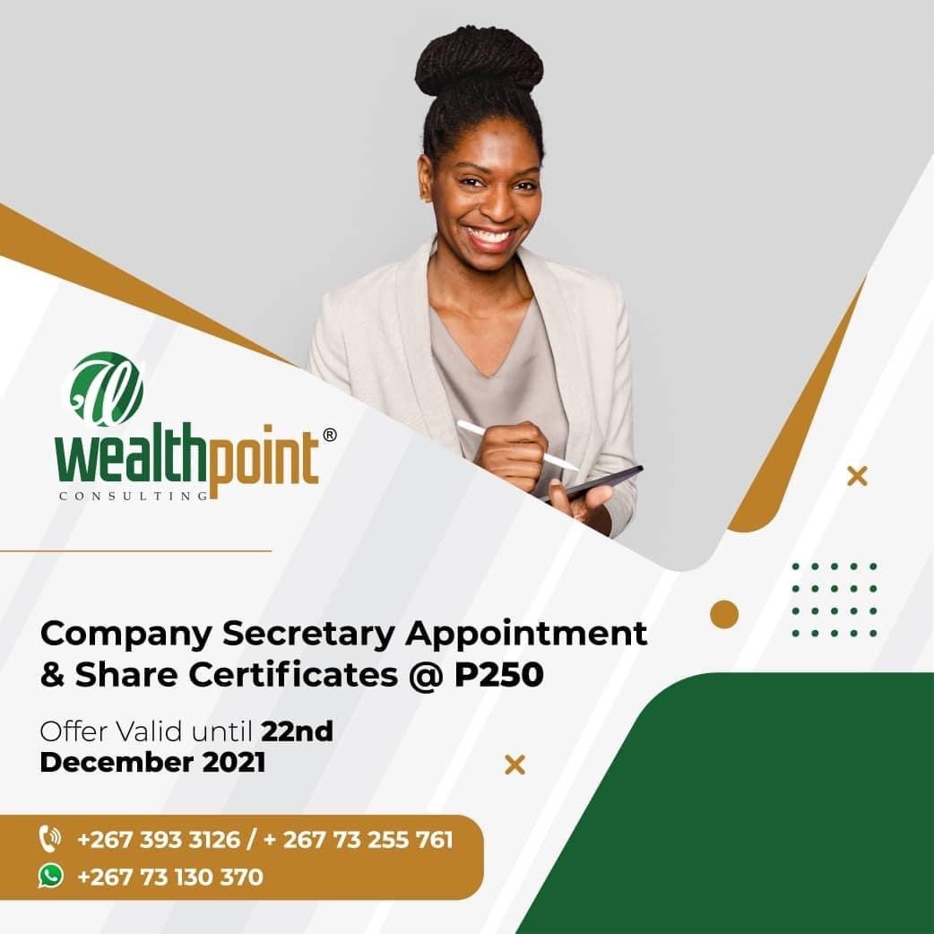 tefomaleka's tweet photo. Company secretary appointment! https://t.co/e7UsOeJQ4H