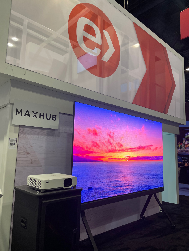 Come see the latest products from <a href="/MAXHUB_Global/">MAXHUB</a> at the Exertis InfoComm booth #2129. #InfoComm21 #AVnews #AVtweeps