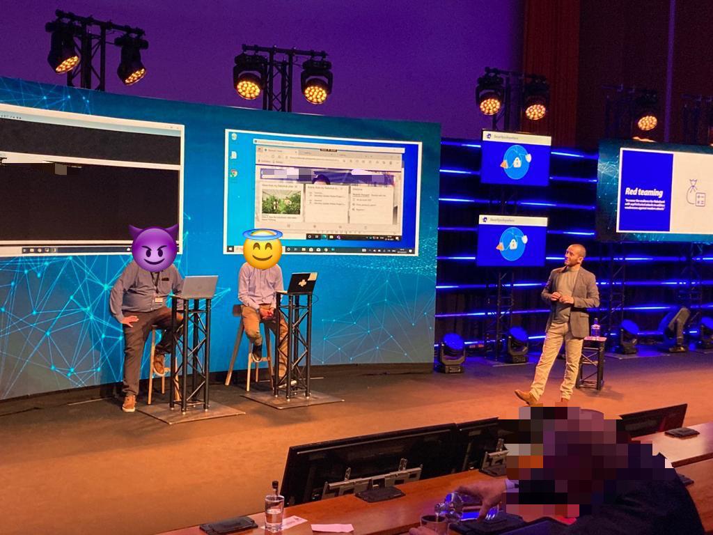 RST_FLAG's tweet image. Talk and demo went great! Explained red teaming, did some OSINT, built a spearphish, owned a laptop and ended up hacking into the bank. Especially loved all the great questions afterwards 😀🙏
#securityAnywhere event @Rabobank