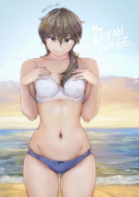 夏の終わりの砂浜で #快感チェンジ #真琴 https://t.co/Yo30eFLcGB 