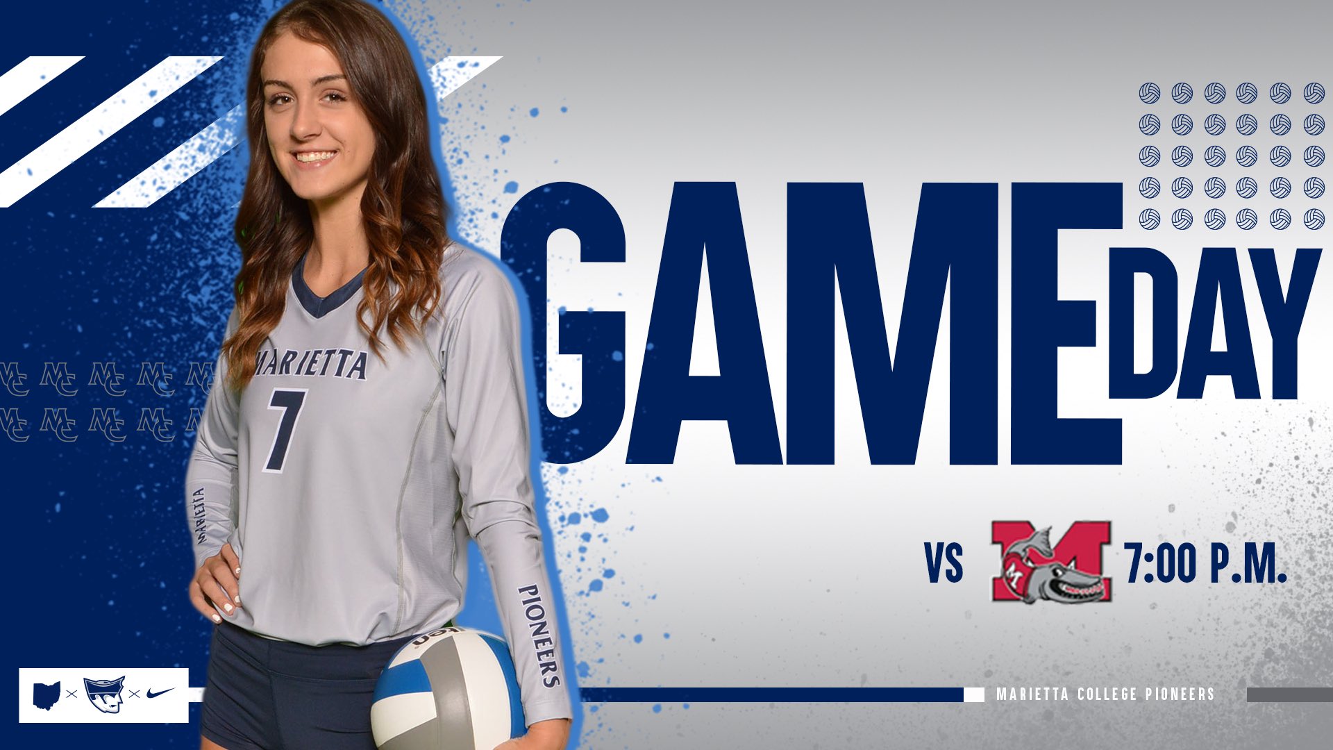 Marietta College Volleyball on Twitter: "Guess what day it is…GAME DAY home  match at 7pm vs Muskie!!! #mcvb #PioNation https://t.co/R1oOwpT7dC" /  Twitter