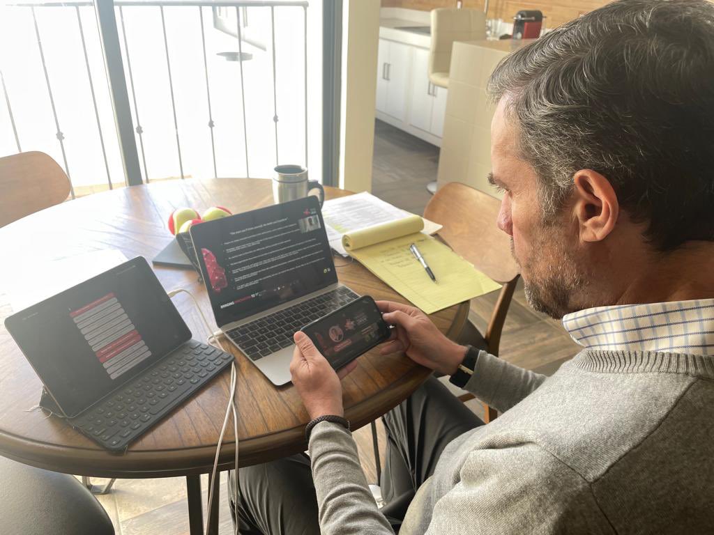 We started TBD Tennis Innovation Conference Day 1!

Coffee, notepad and pen watching TBD presentations in different devices through <a href="/TennisONEApp/">TennisONE App</a> !! What a day!!
Bring Innovation to Tennis!! <a href="/TBDtennisinnov1/">TBDtennisinnovationweek</a> <a href="/InstituteSegal/">SegalInstitute</a>