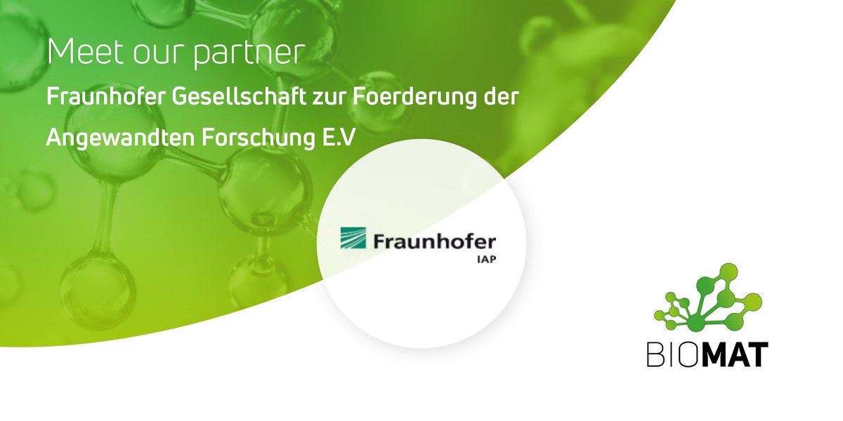 BIOMAT_Project's tweet photo. Scale-up of innovative chemical and chemo-enzymatic recycling of new #insulationmaterials and by #ecodesigning as a Technology Transfer Host. This is the role of the @FraunhoferIAP_e at BIOMAT’s project.
> https://t.co/wn7zw26gcs https://t.co/jY1c29XViv