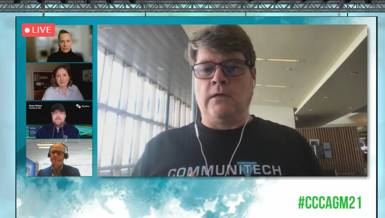 Excellent panel on the digitization of small business. #CCCAGM21 Thanks <a href="/CdnChamberofCom/">Canadian Chamber of Commerce</a> for great sessions today. #PolicyMatters #StrongerTogether