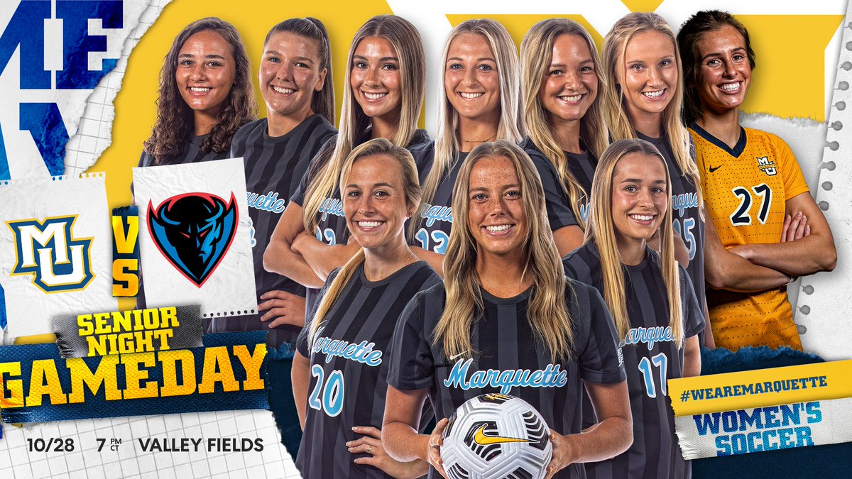 Looking forward to honoring our tremendous group of seniors on Thursday night. We hope to see a big crowd at Valley Fields for our final home match of the year! PREVIEW: bit.ly/3bgxLZa