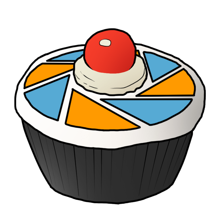 JinxPliskin's tweet photo. "the cupcake is a lie" - an art a day (day 11)
(tomorrow's prompt: Tree) https://t.co/rMMr3F98SE