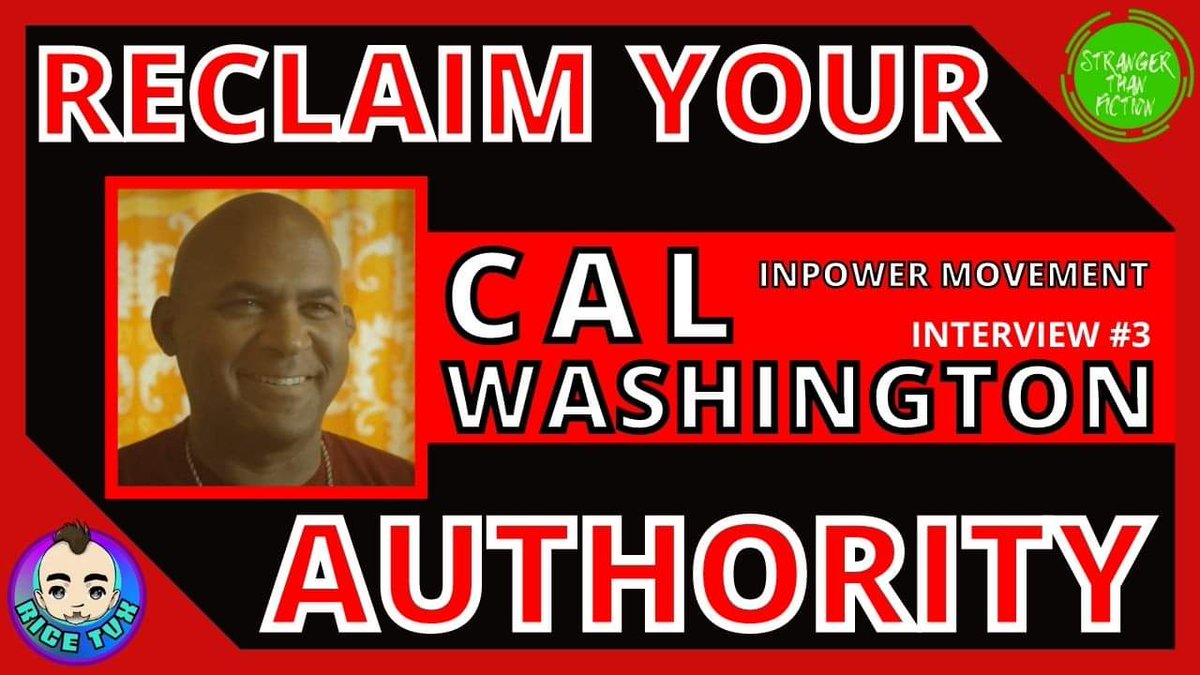 RiceTVx's tweet photo. Check out interview #3 w #CalWashington from #InPowerMovement!
We continue our discussion about #LegalFiction & #Spirituality! We talk about #StatusCorrection, #PrivateMemberAssociations, #1611KJV, & more!
⬇️⬇️⬇️
https://t.co/oYuCODQBU2 https://t.co/YwGJqjjZlT