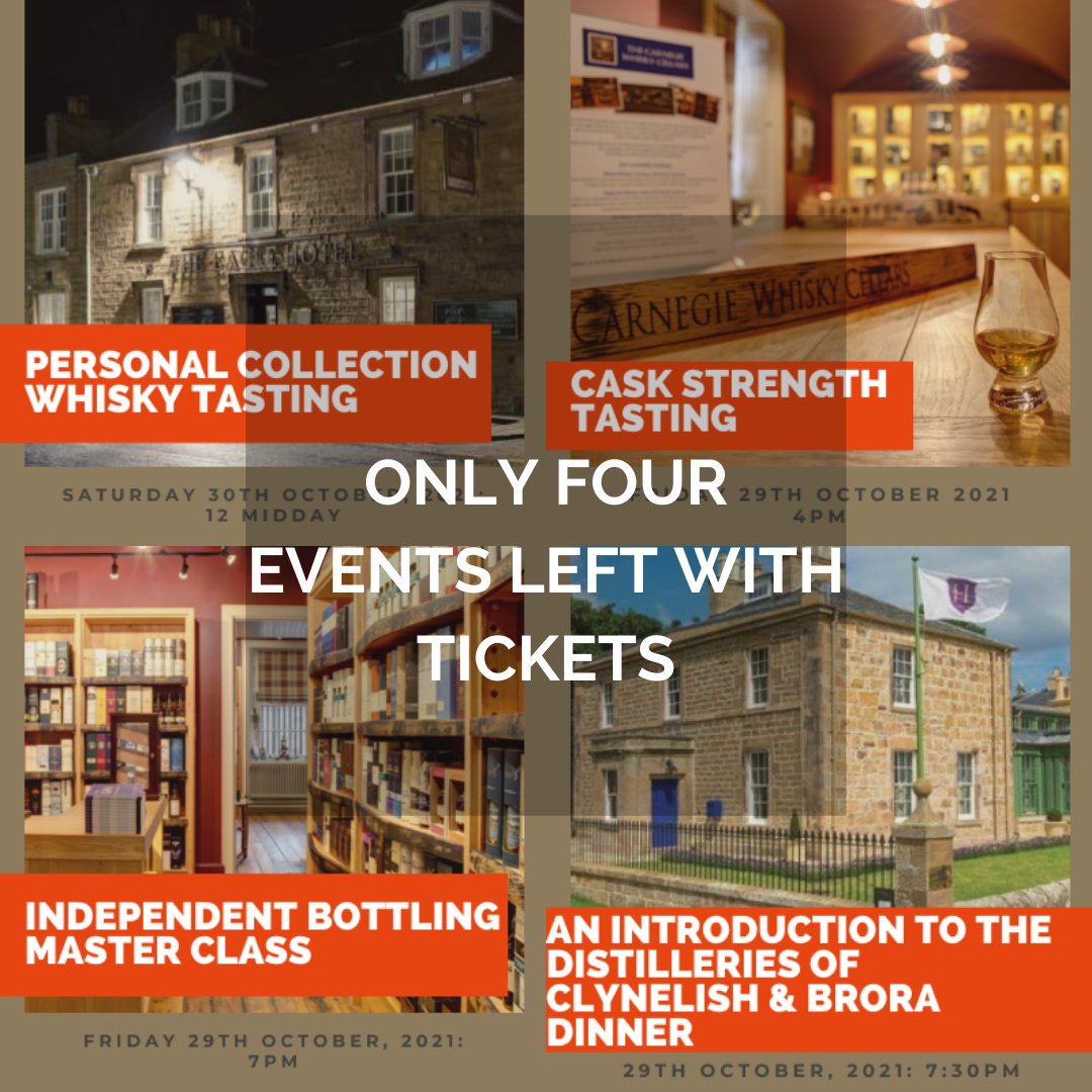 Not long to go and we only have four events that still have tickets remaining! 
Don't miss out, book here: buff.ly/2Zu7T9u