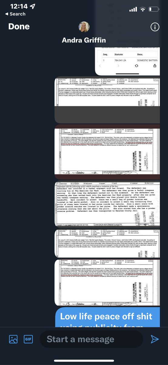 Sherid28's tweet photo. @audpants @mikerreports Andra Griffin ( protestor and the one suing CL over a sign that isn’t hers) also strangled someone like BL did to Gabby. &amp; she is trying to collect $ saying she is friends of Petitos Spread the word!!! https://t.co/kDsdzOBBH0