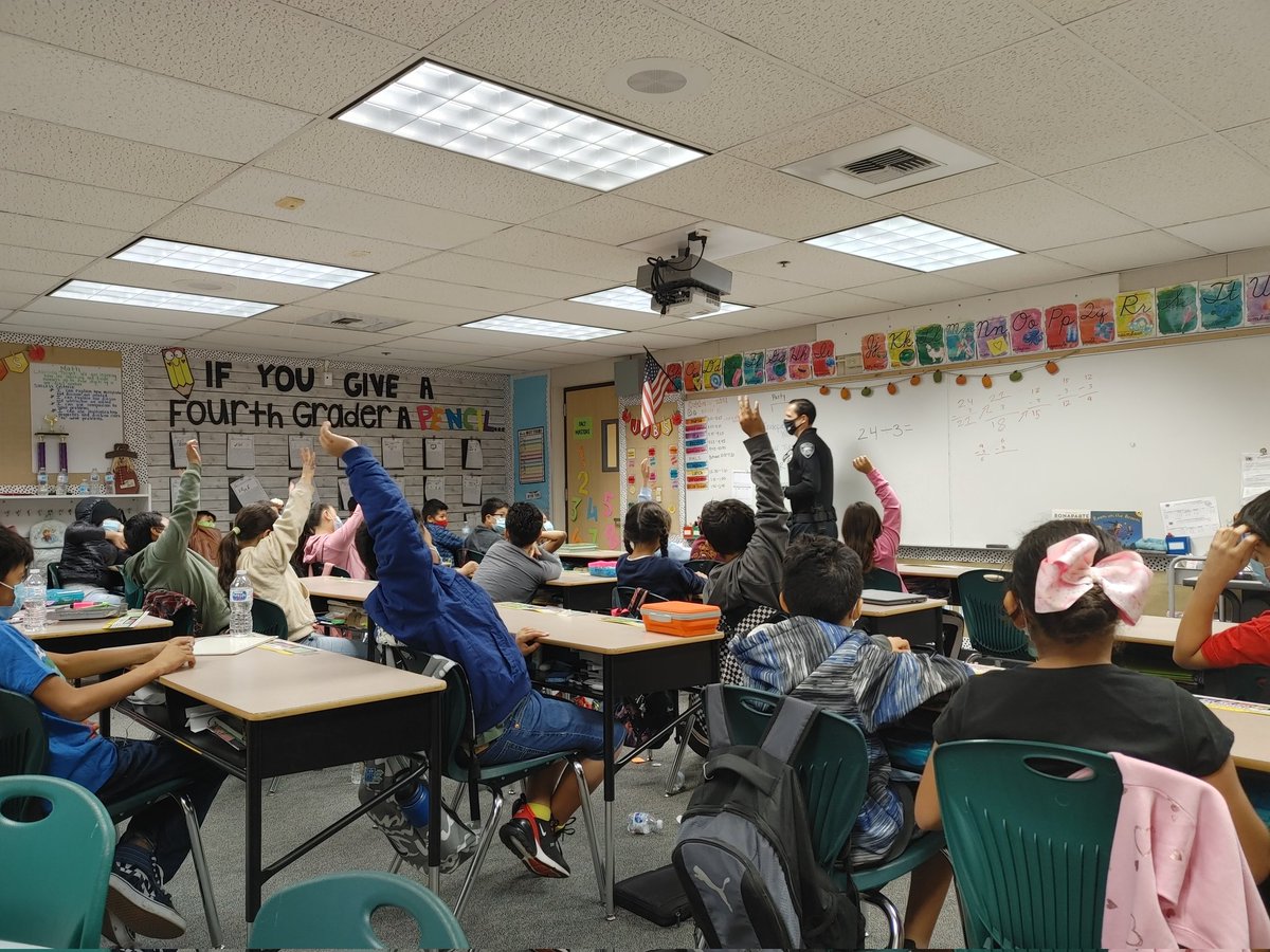 Yesterday we kicked off our PALS (Promoting Advanced Leadership Skills)  program to students at Date and Randall Pepper. Our students learned how to be a leader on campus and at home. #fusd #MTSS #cwa #fontanaschoolpolice