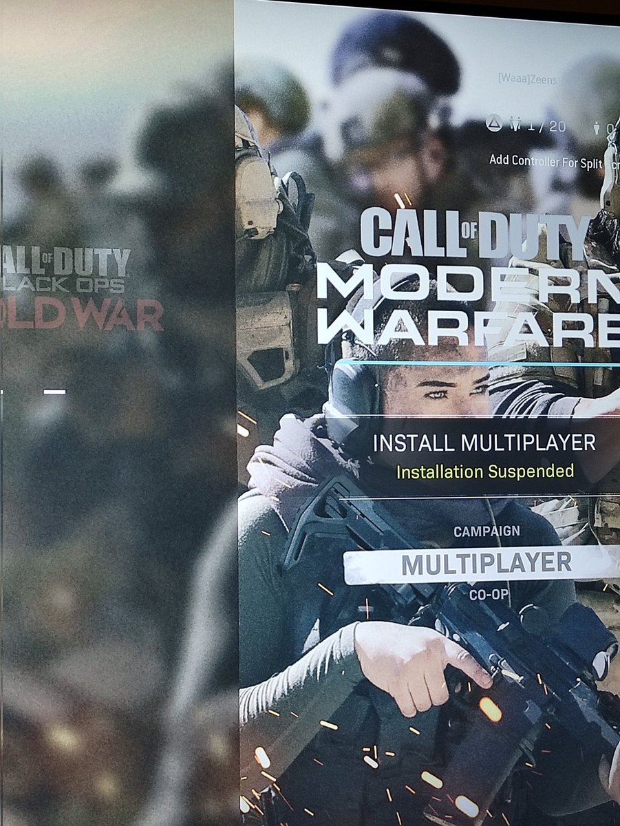 Scottzini's tweet photo. @InfinityWard @Treyarch @ATVIAssist @Activision @SHGames anyway to fix this when everything is installed and was fine for months until last couple of days? https://t.co/K4pvE9Q2XZ