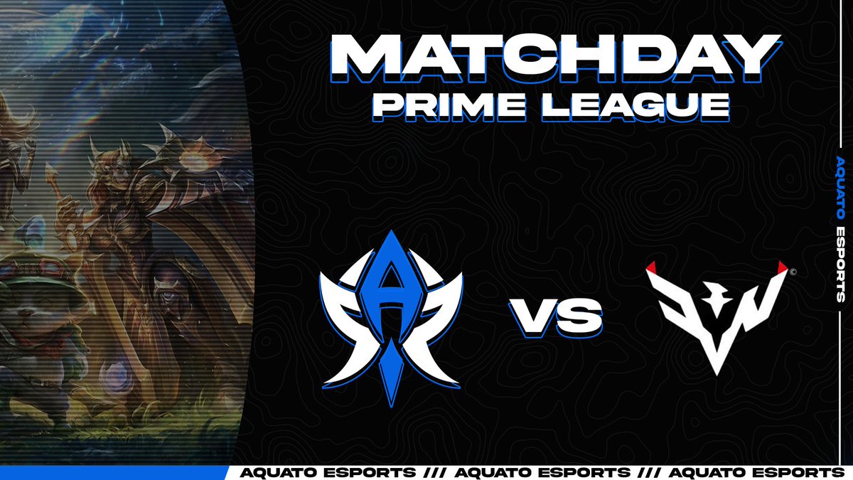 Aquato eSports (@aquato_esports) on Twitter photo MATCHDAY
This evening at 08:30 pm our League of Legends team is competing in the <a href="/PrimeLeague/">Die Techniker Prime League</a> Division 3.3
<a href="/Aquato_eSports/">Aquato eSports</a> 🆚 <a href="/FYNeSports/">Flayn eSports</a>
Good luck guys 🍀| #aquatofam MATCHDAY
This evening at 08:30 pm our League of Legends team is competing in the <a href="/PrimeLeague/">Die Techniker Prime League</a> Division 3.3
<a href="/Aquato_eSports/">Aquato eSports</a> 🆚 <a href="/FYNeSports/">Flayn eSports</a>
Good luck guys 🍀| #aquatofam