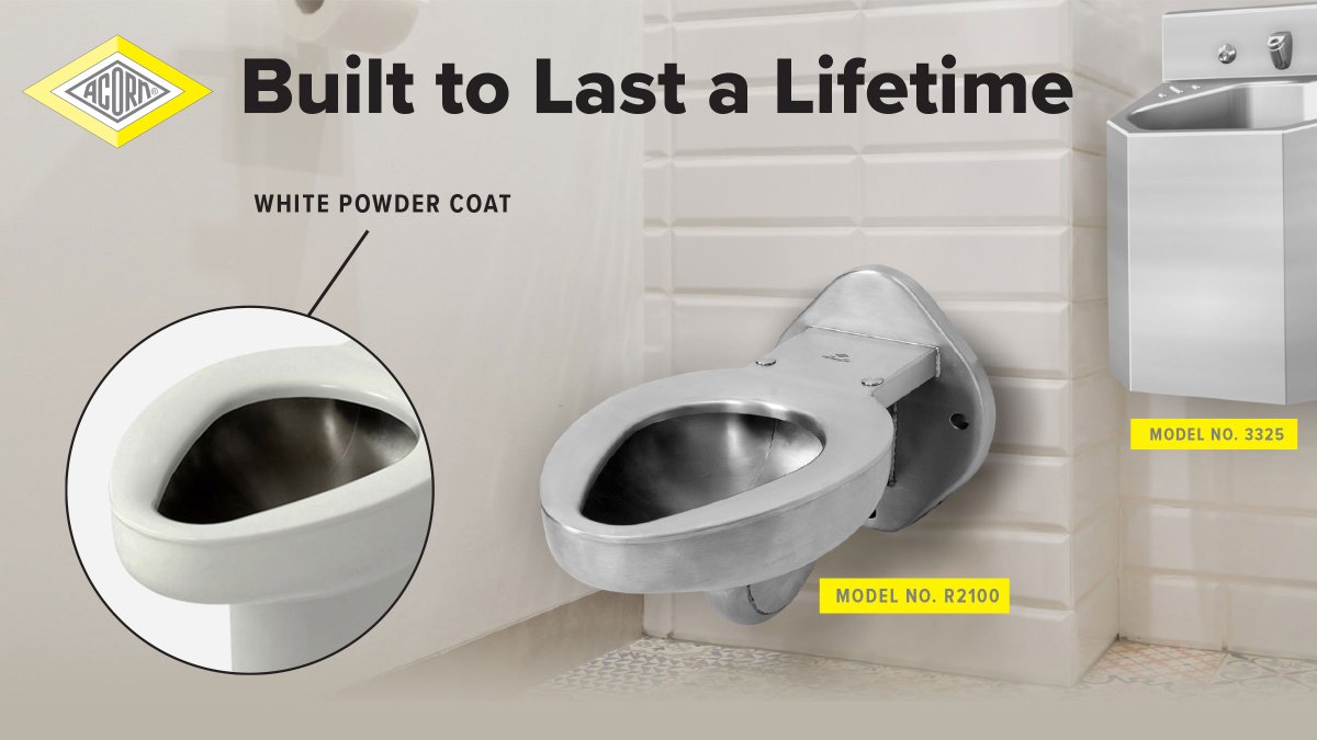 Replace-Ware® #StainlessSteel toilets, designed for convenient retrofit, minimize repair/replacement costs associated with porcelain fixtures. The antimicrobial white powder coat adds extra safety!

Learn more 👉 bit.ly/3nvtWVt

#CommercialPlumbing #PlumbingSolutions