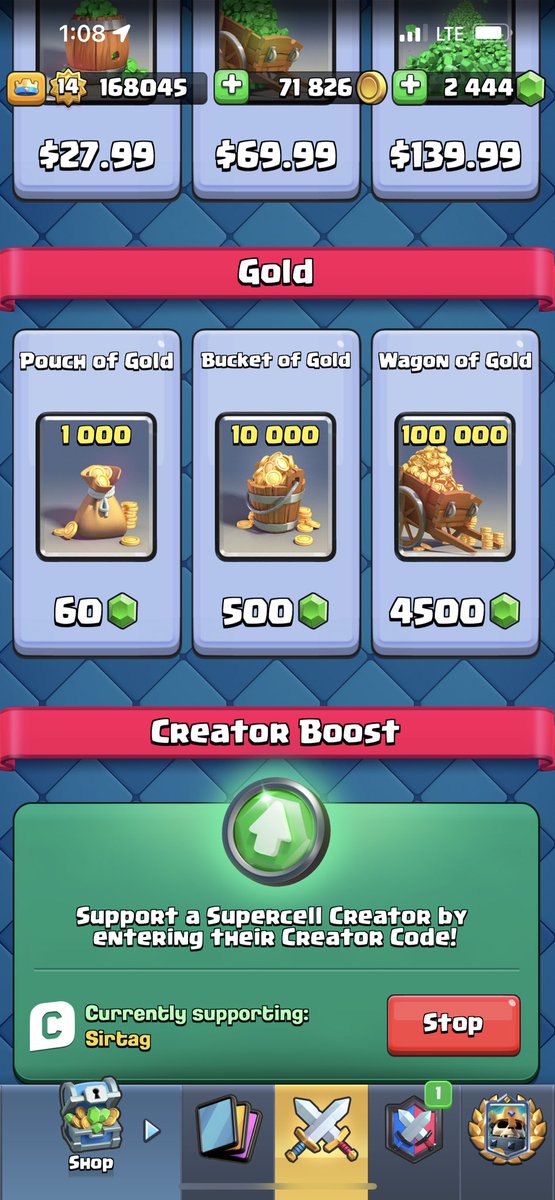 Seegs4TTV's tweet photo. Looks like I’m ready for the update! Come watch some chest openings on twitch! ⁦@SirTagCR⁩ I’m happy to help fund some champion cards for ya ;) #ClashMyRoyale https://t.co/BQdt9oThRU
