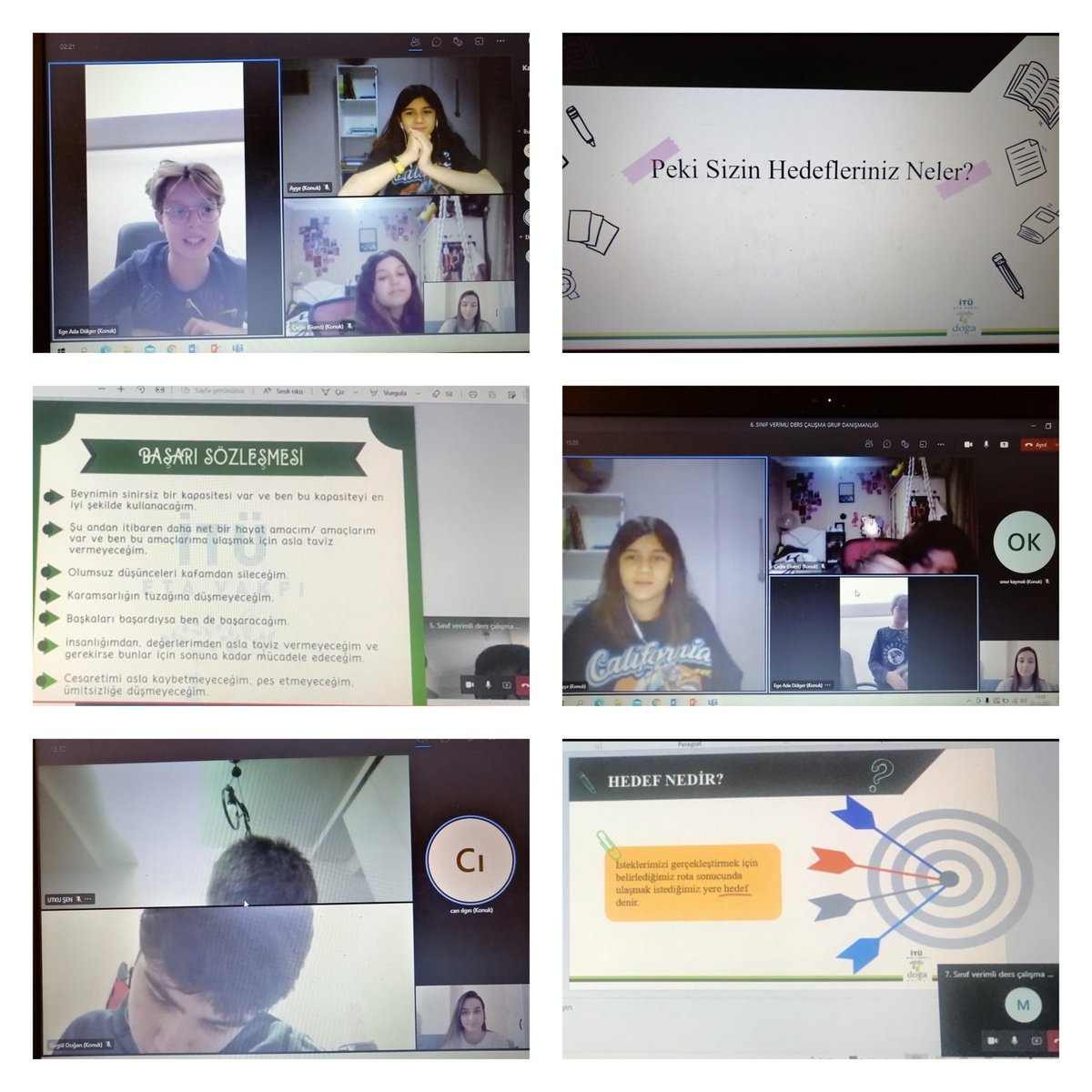Rehberlik bölümü olarak ortaokul öğrencilerimiz ile gerçekleştirdiğimiz "Verimli Ders Çalışma Grup Danışmanlığı" nın son oturumunda hedef belirlemenin önemi hakkında konuştuk. Grup üyelerine paylaşımları için teşekkür ederiz.<a href="/TufekVolkan/">Volkan TÜFEK</a> <a href="/KvancBarlas/">Kıvanç Barlas 🇹🇷</a> <a href="/cigdem_ozkahya/">Çiğdem Özkahya</a> <a href="/gulsenakssu/">Gülşen Arslan</a>