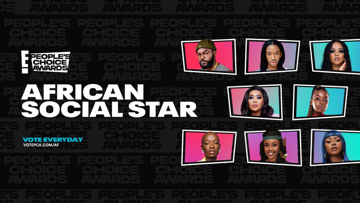 I’m floored! Happy for my nomination as African Social Star of 2021 in E!’s #PCAs.💃💃💃 Thanks for standing by me & cheering me on🥺🥺🥺 Please vote for me on votepca.com/af or tweet using the 2 hashtags #AzziadNasenya & #AfricanSocialStar. 
Let’s do this Team Azziad!
