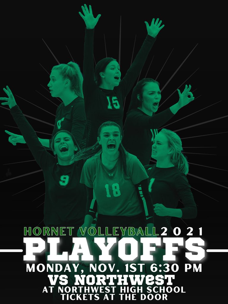 AzleVolleyball's tweet photo. PLAYOFF INFO!

🗓Monday, Nov. 1st
⏰ 6:30pm
📍Northwest High School
🎟 Cash only at the door 

BE. THERE. #weareazle https://t.co/XjV2Nk67jd