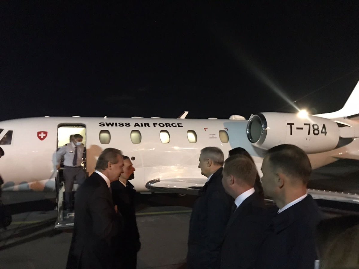 SwissUA's tweet image. Wheels down in Odesa!🇨🇭Vice President and Head of @SwissMFA Ignazio Cassis @ignaziocassis has just landed in Odesa! Warm welcome from the Governor of the Odesa region Serhiy Hrynevetskyi and @MFA_Ukraine
 
#UkraineSwitzerland
#UkraineReformConference