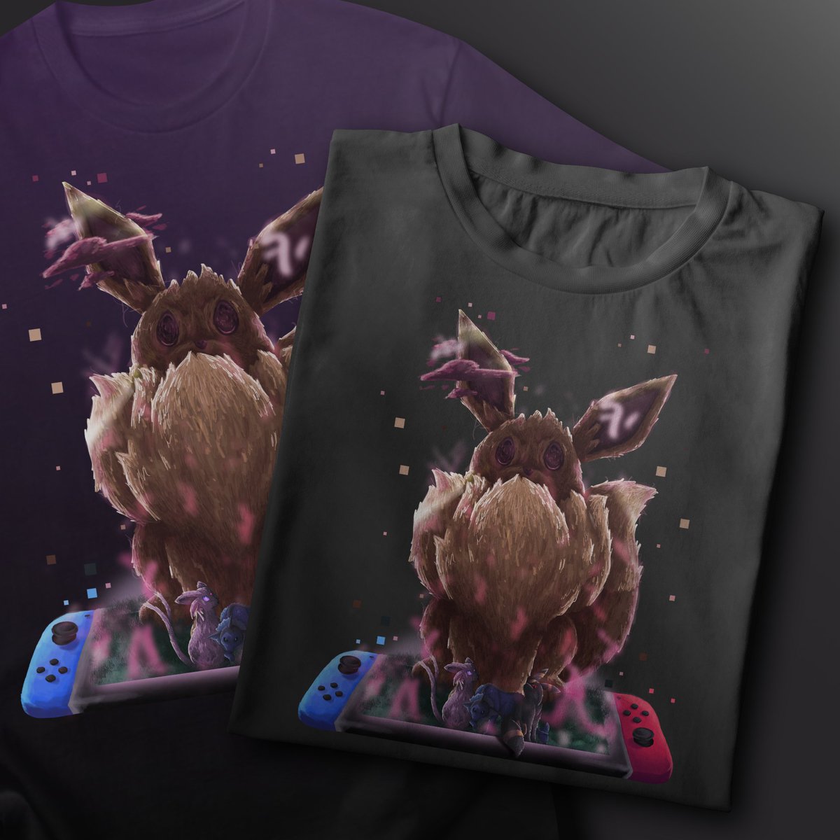 DrawByTheBook's tweet photo. Both the poster and T-shirt design are available on redbubble if you would like to take a look - https://t.co/04kXYMoPWK

#redbubble #Pokemon #tshirtdesign #digitalart #art https://t.co/dPFVPsea9w