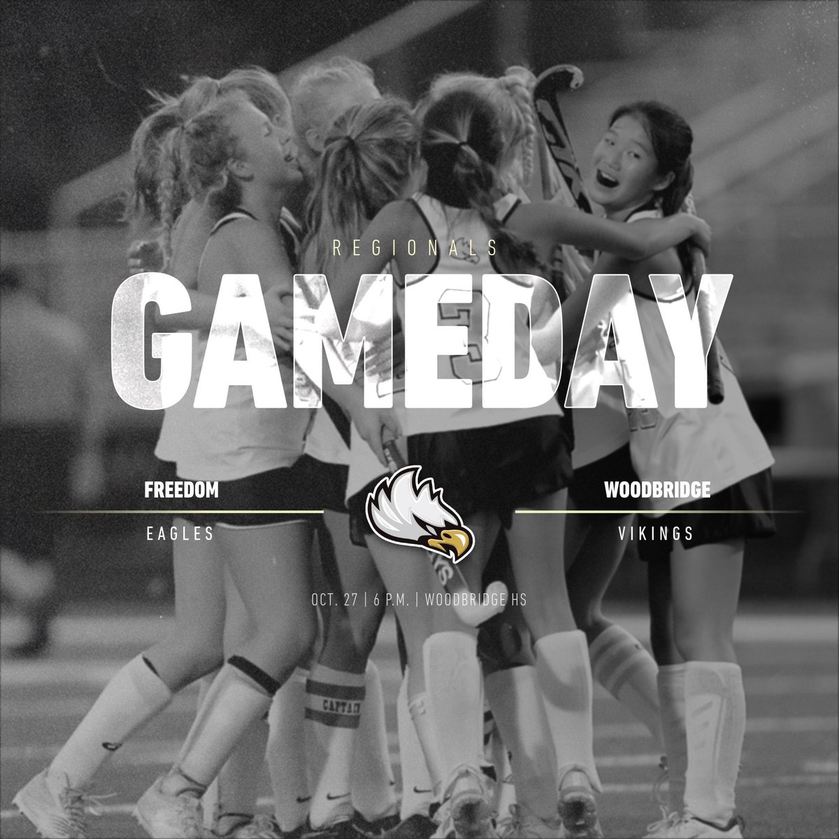 First round of Regionals tonight at 6 p.m. at Woodbridge! 🏑

Let’s go Eagles!!