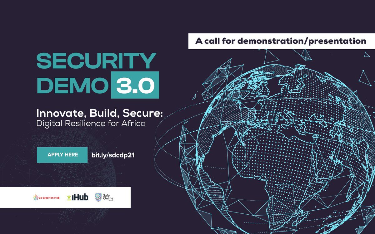 Xymbiz's tweet image. Security Demo is here again!!!
This time, I have worked with my team to have a super powerful and insightful conference!!!!
Our objective is to showcase projects and solutions that have been developed by Africans to solve security problems
#SecurityDemo
