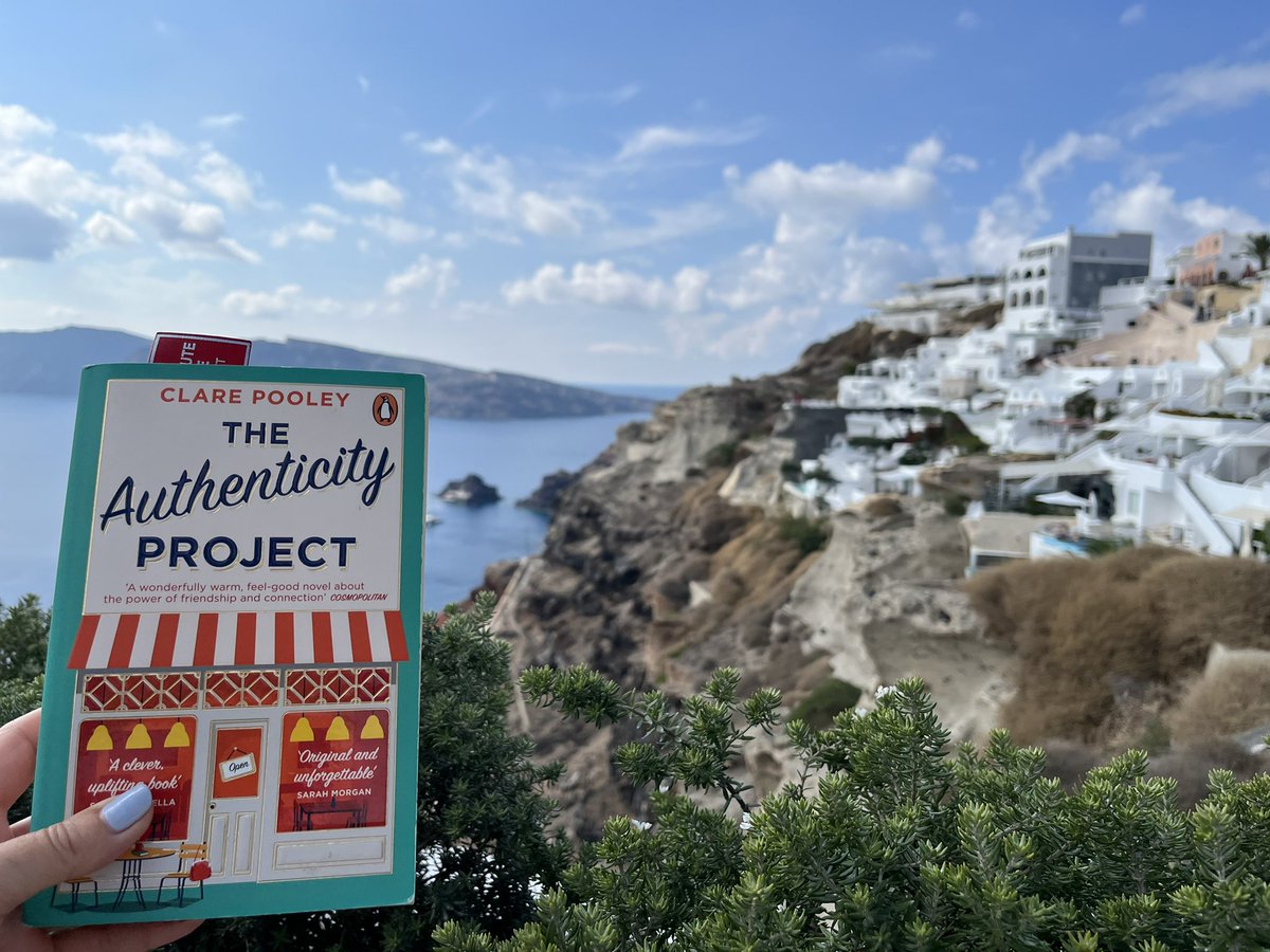 xangrace's tweet photo. Such a perfect read whilst on my holidays. Loved it. 🇬🇷 #authenticityproject @cpooleywriter #clarepooley https://t.co/3aSZtHZLHq