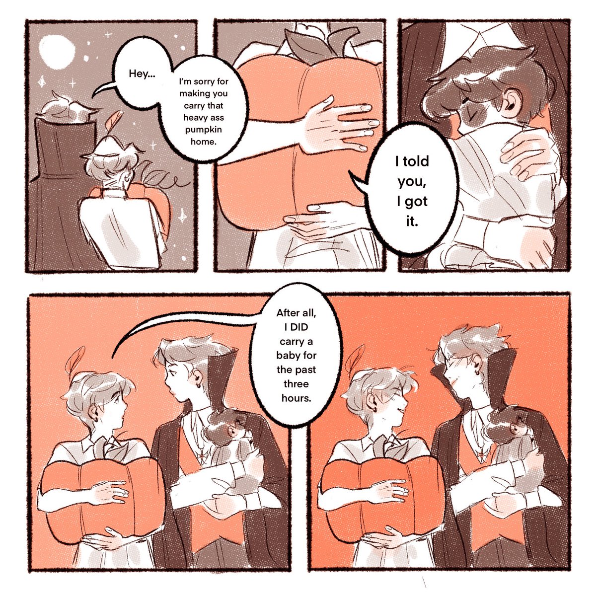 ✨Candy Corn✨ A Spooky Namgi Dads Comic 🧡💛🤍 [Part 7/8] 
