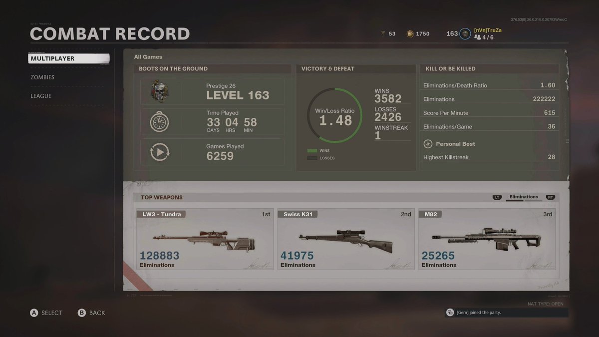 TRUZAAAA's tweet photo. I said on my minitage #18 post that i would be revealing my last cold war project and here she is. 

222,222k Kills Sniping Only On Cold War

A round up of my favourite clips hit on the game over the last year around 40 odd clips 

My next tweet will be the video within a week 😈 https://t.co/xAvpZ84EPT