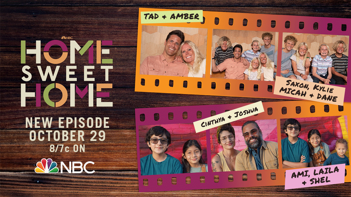 ARRAYNow's tweet photo. Meet this week's #HomeSweetHome families! The Baltzer family loves to surf &amp; are devoted Mormons. The Silverstein family is a blended Black/Mexican Jewish family who loves art! Both families trade homes to experience a new culture &amp; way of life this Friday at 8/7c on @nbc! https://t.co/ik6vfr03yr